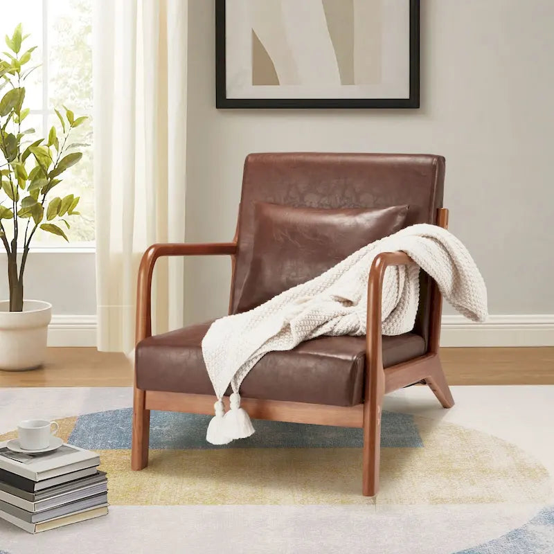 Fauteuils de salon confortables de lecture pour salon Mid-century modern