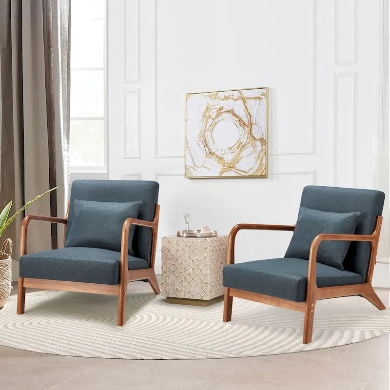 Fauteuils de salon confortables de lecture pour salon Mid-century modern