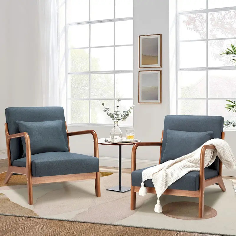 Fauteuils de salon confortables de lecture pour salon Mid-century modern