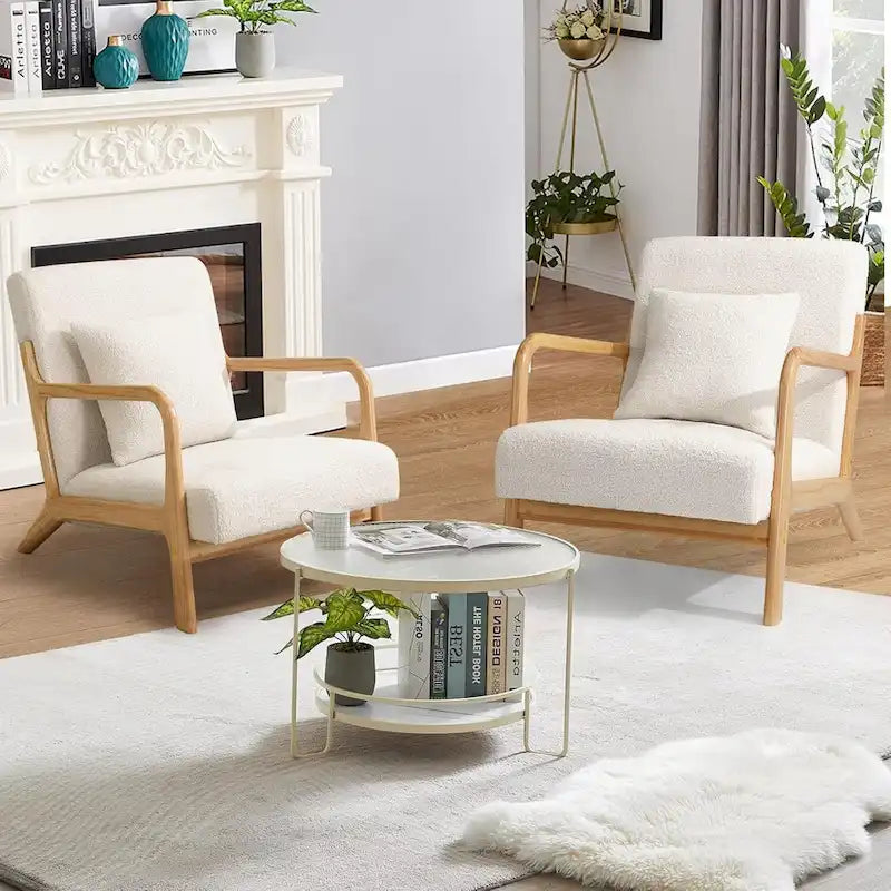Fauteuils de salon confortables de lecture pour salon Mid-century modern