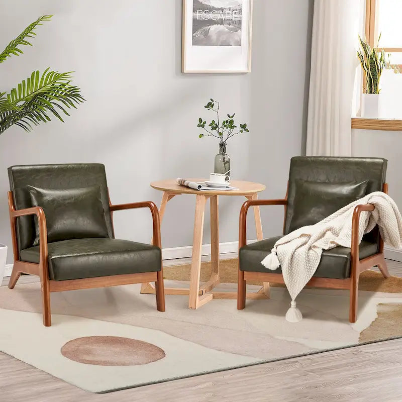 Fauteuils de salon confortables de lecture pour salon Mid-century modern