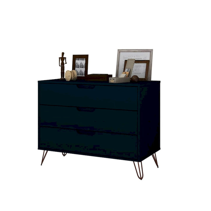 Commode Mid-century Modern à 3 tiroirs