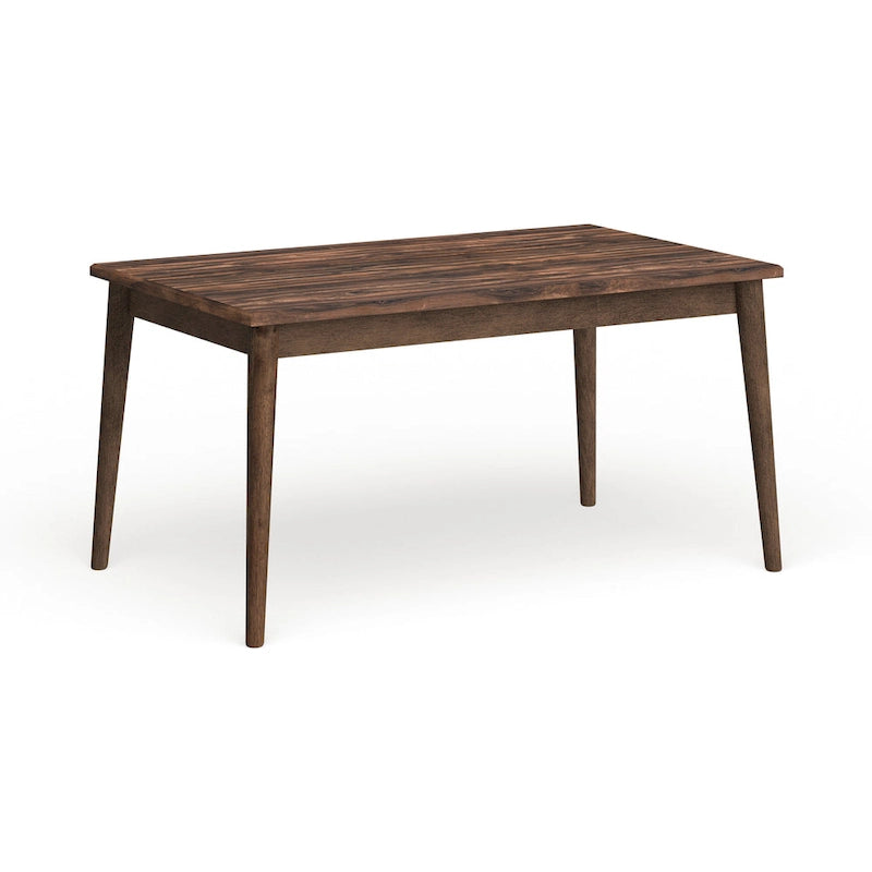 Table à manger moderne marron de 150 cm de style médiéval