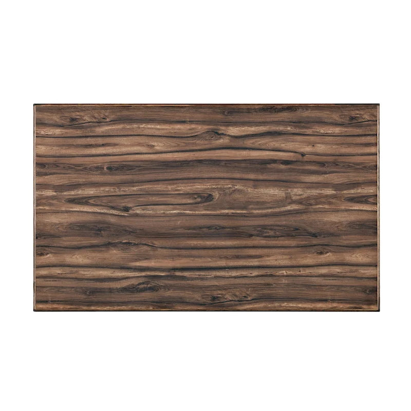 Table à manger moderne marron de 150 cm de style médiéval