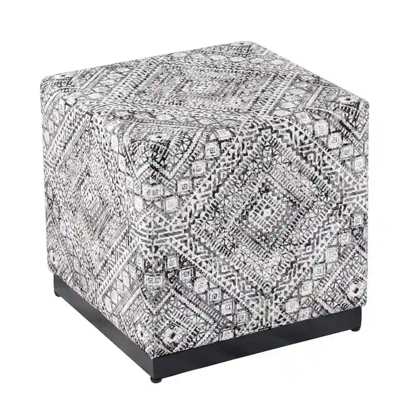 Repose-pieds cubique moderne