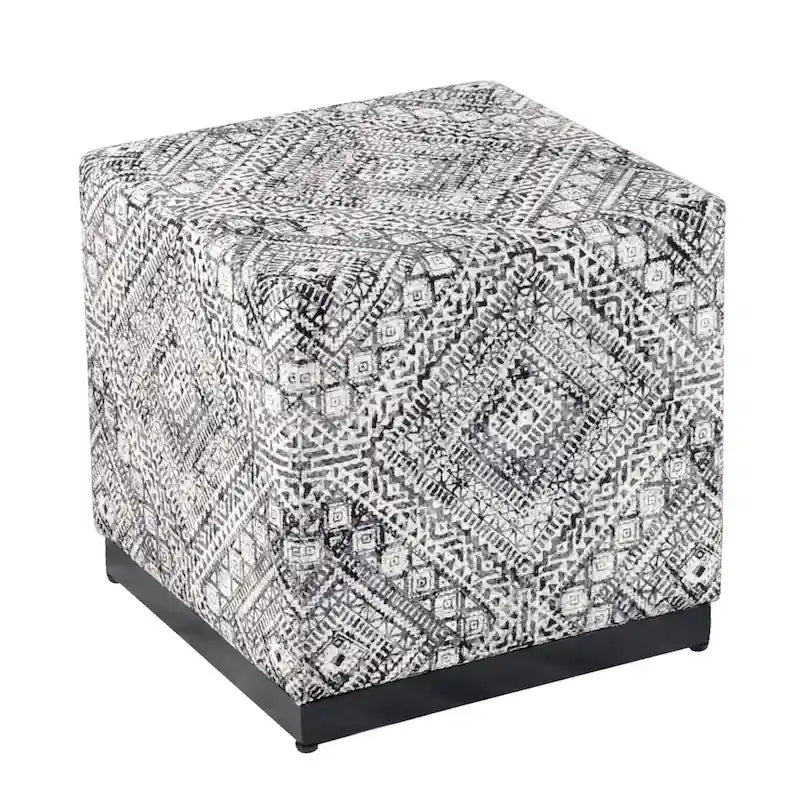 Repose-pieds cubique moderne