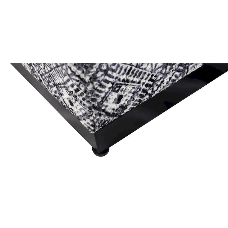 Repose-pieds cubique moderne