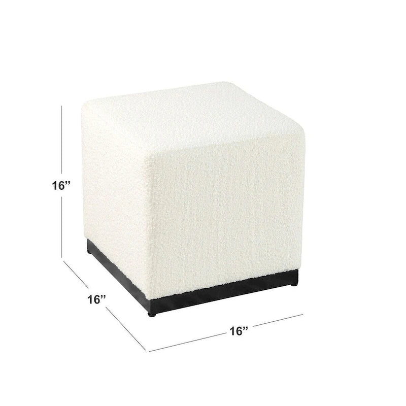 Repose-pieds cubique moderne