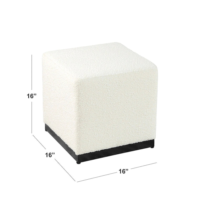 Repose-pieds cubique moderne