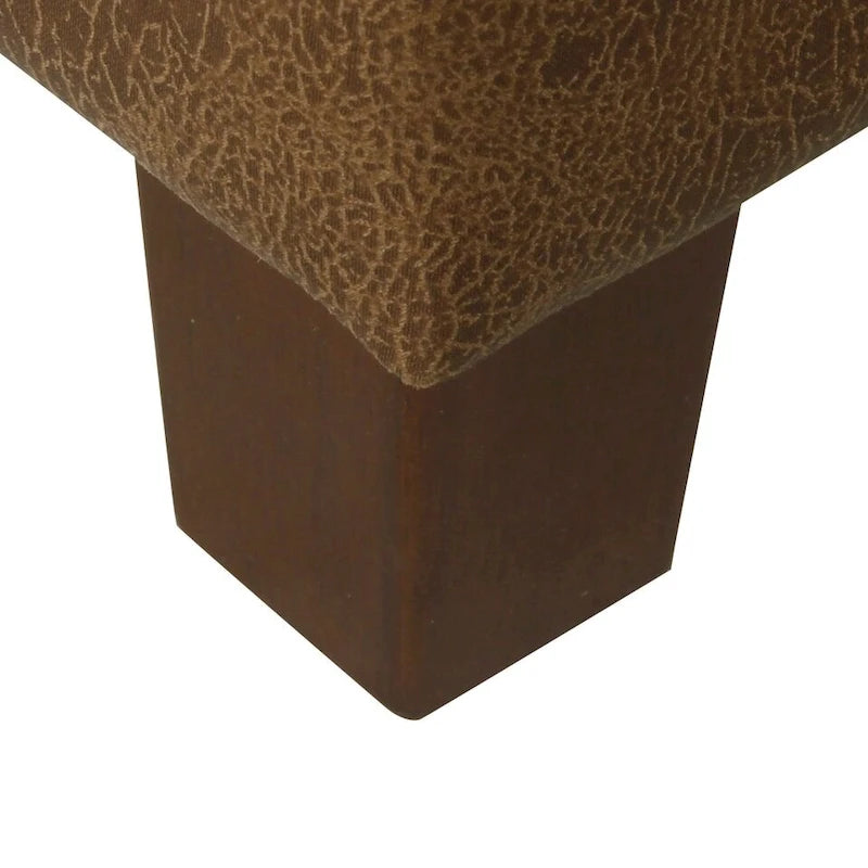 Banc de rangement capitonné