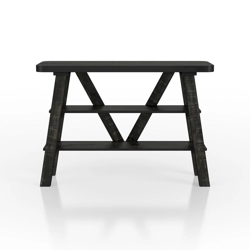 Console de 47 pouces avec 2 étagères ouvertes