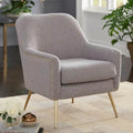 Fauteuil d'appoint rembourré de style milieu de siècle