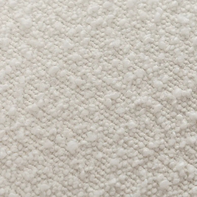 Fauteuil d'appoint pivotant rond en tissu bouclé 34 W