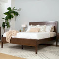 Lit Queen size en poutres et planches