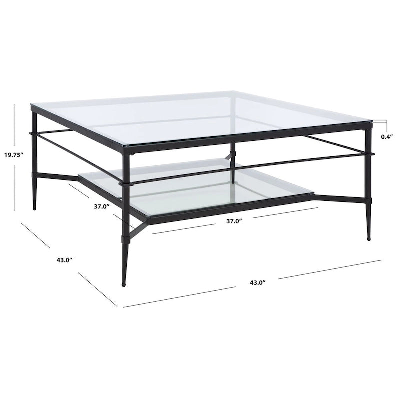 Table basse - 43 po L x 43 po P x 20 po H - 43Lx43Px20H