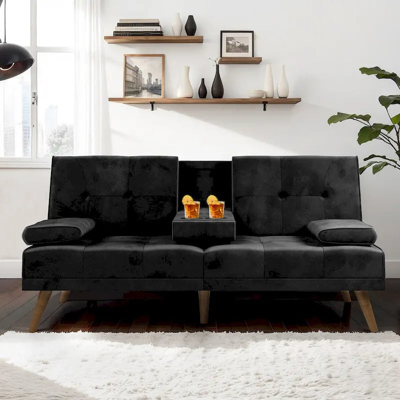 Canapé-lit futon, petit canapé-lit causeuse