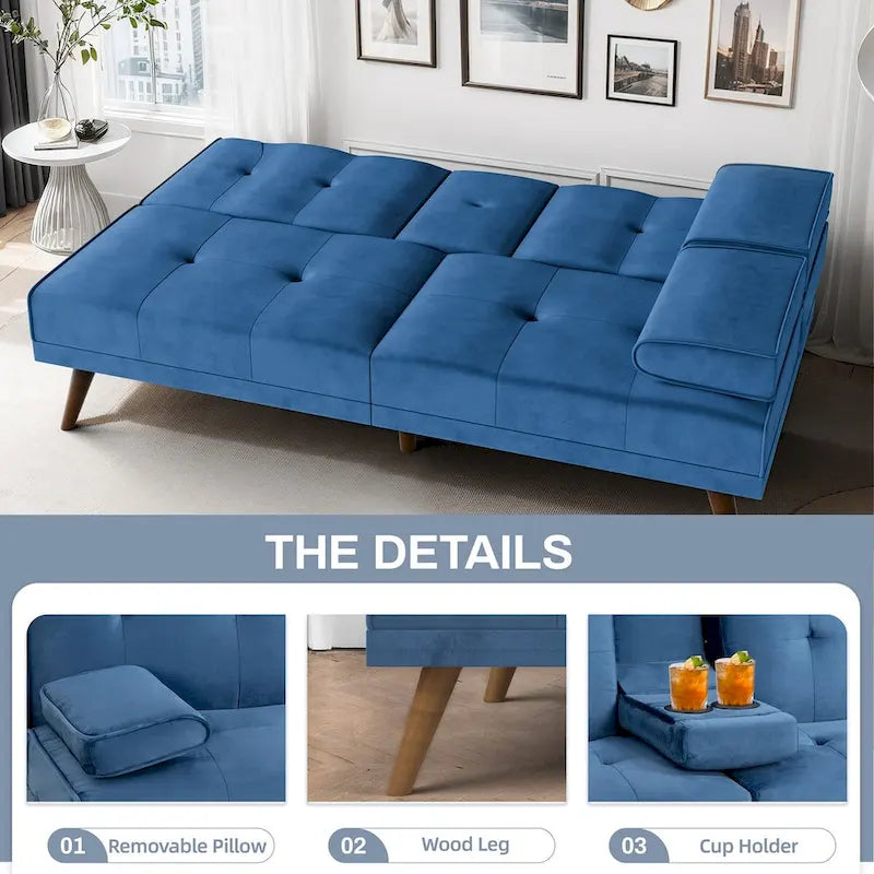 Canapé-lit futon, petit canapé-lit causeuse