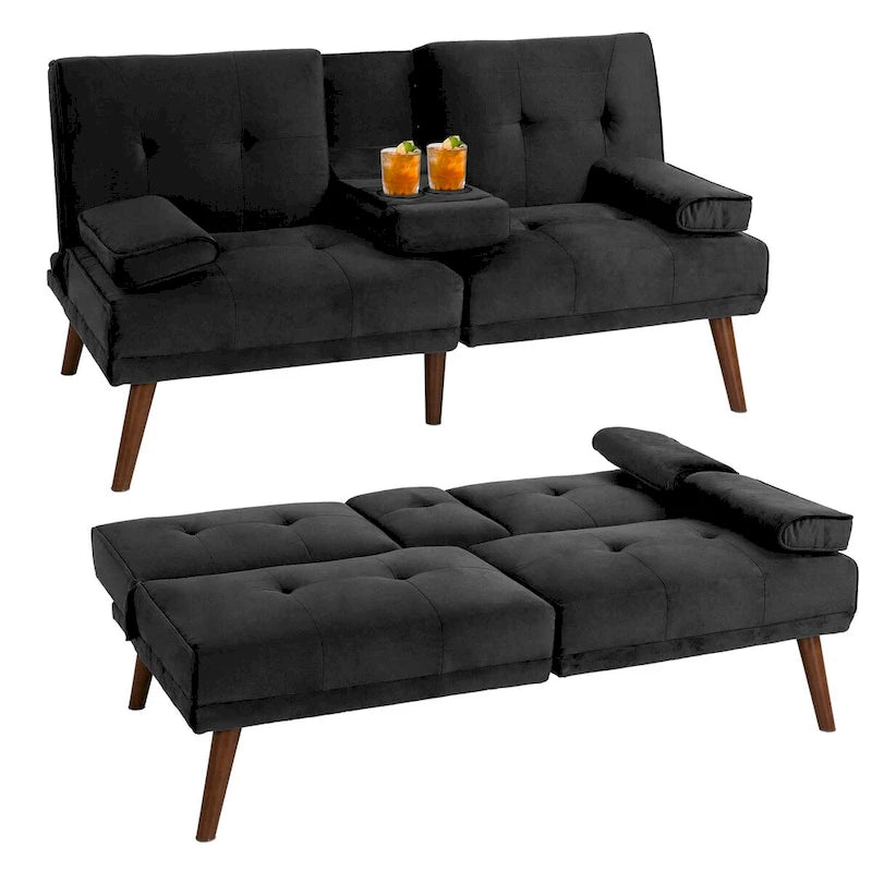 Canapé-lit futon, petit canapé-lit causeuse
