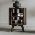 Table d'appoint avec rangement et table d'appoint ronde