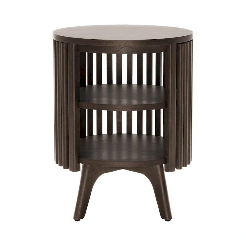 Table d'appoint avec rangement et table d'appoint ronde