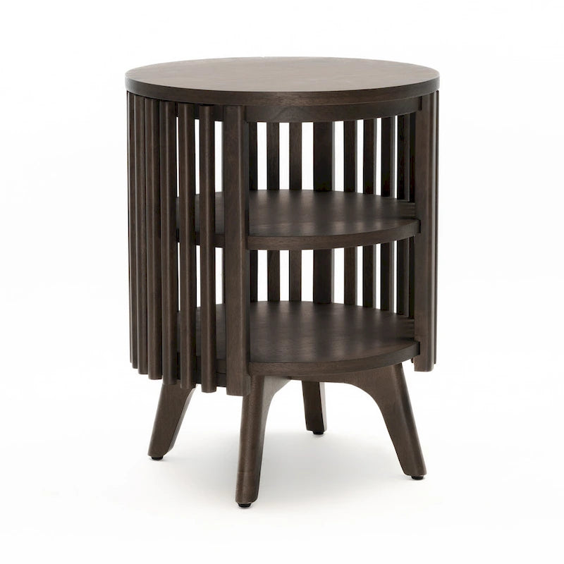 Table d'appoint avec rangement et table d'appoint ronde