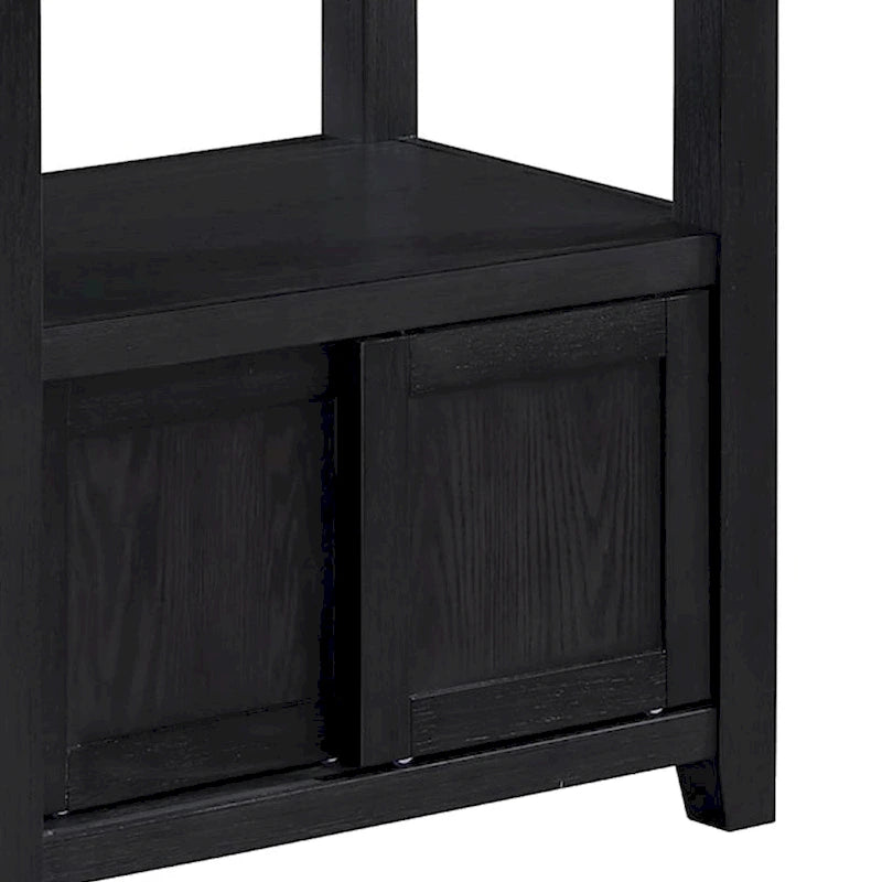 Table hauteur comptoir 60 à 72 po, extensible, gris clair, noir